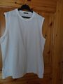 Shirt von Schiesser, Gr. 6,  Rundhals, weiss Jersey, Baumwolle