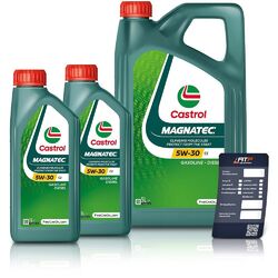 2x 1 L + 5 L = 7 LITER CASTROL MAGNATEC STOP-START 5W-30 C2 MOTOR-ÖL MOTOREN-ÖL### SCHÜTZT AUCH MOTOREN OHNE START-STOP-FUNKTION ###