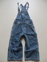 Levi's Latzhose kurze Latz Jeans Hose, Gr. XS, W 26, vintage Shorts, OVERALL !