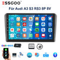 DAB+ 9" Autoradio Android 13 GPS NAVI Kamera Für Audi A3 S3 8P 8PV 4+64G Carplay