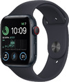 Apple Watch SE (2.Gen) 2022 (GPS + Cellular) 44mm Alu Mitternacht - SEHR GUT