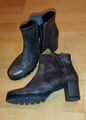 Gabor Leder Stiefeletten helles graubraun Gr.40 - sehr guter Zustand