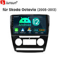 Android 12 CarPlay Autoradio für Skoda Octavia II 1Z3 1Z5 2008-2013 GPS Navi SWC