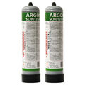 2x Argon Schutzgas Rothenberger 1,90L Schweißgas Gasflasche MIG Schweißen 35775