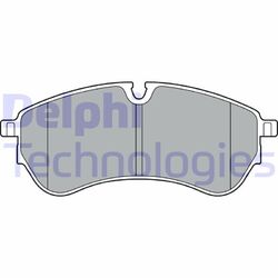 Bremsbelagsatz  Scheibenbremse vorne hinten Delphi LP3410 für MAN VW
