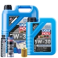 Motoröl 5W30 LIQUI MOLY Longtime High Tech 6L+MAHLE Ölfilter +Spülung +Cera Tec