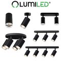 LUMILED Deckenleuchte Deckenstrahler 1/2/3/4-flammiger GU10 Spot Deckenlampe