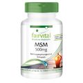 MSM 500 mg 90 Kapseln Methylsulfonylmethan - biologisch aktiver Schwefel | VEGAN