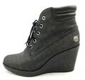 TIMBERLAND DAMEN STIEFEL STIEFELETTEN BOOTS GR: 38,5 UK:5,5 SCHWARZ 