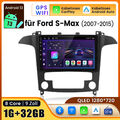 Android 13 Autoradio Für Ford S-Max WA6 2006-2015 Carplay GPS Nav WIFI BT FM SWC