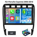 1+32G Android 13 DAB+ Für Porsche Cayenne 1 9PA 2002-2010 Autoradio Navi Carplay