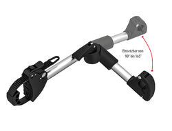 Eufab Rahmenhalter für Fahrradträger verstellbar abschließbar 40 cm lang drehbar