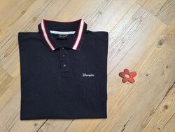 Wrangler ❤️ Piquè Poloshirt Kurzarm schwarz Gr.  L  👉 wie NEU