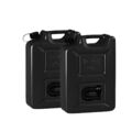 2x Kraftstoffkanister 20 L Black Edition - Benzinkanister Kraftstoff Kanister