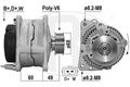 ERA Lichtmaschine Generator Lima 210598A für VW TRANSPORTER T4 Bus 70B 70C 7DB 2