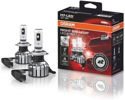 2x OSRAM H7 Gen 2， LED Night Breaker Autolampe Scheinwerfer Nachrüstlampe