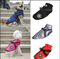 Wasserdichte warme Hundejacke herbst und Winter haustier Weste mit Geschirr DE