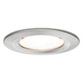 Paulmann 934.75 LED Einbauleuchte Nova Leuchtmittel 6,5W / GU10 Lampe Eisen geb.