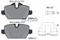 TEXTAR Bremsbelagsatz, Scheibenbremse 2362303 für BMW