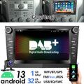 Android 13 Apple Carplay Autoradio DAB+ Navi Für Opel Astra H Corsa C D Zafira B