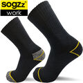 10-100 Paar SOGZZ® Arbeitssocken Herren 75% Baumwolle Work Arbeit Socken Schwarz