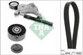 Keilrippenriemensatz Schaeffler INA für Audi Skoda VW Seat 1996-2010 529047110