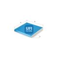 UFI Innenraumfilter Pollenfilter Filter Innenraumluft 34.286.00