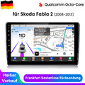 Für Skoda Fabia II 08-2013 Carplay Android 13 Autoradio GPS Navi 4G BT SWC +KAM