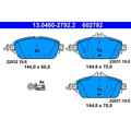 Bremsbelagsatz Scheibenbremse ATE 13.0460-2792.2 für Mercedes-Benz C