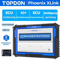 💥TOPDON Phoenix XLink KFZ OBD2 Diagnosegerät Auto ECU Codierung&Programmierung 