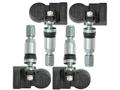 4x TPMS Reifendrucksensoren Metallventil Gunmetal für Opel Vauxhall Corsa E 1358