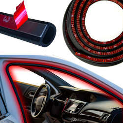 4m D- Typ Autotürdichtung Gummidichtung Selbstklebend Dichtband Kfz Tür Fenster