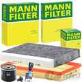 MANN FILTER FILTERSET passend für 1.3 FIAT 500 X 334 JEEP COMPASS MP RENEGADE BU