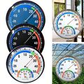 Thermometer Analog Luftfeuchtemessgerät Klimamonitor Innen Thermohygrometer Met