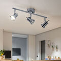 Spotleiste Deckenleuchte schwenkbar LED Küchenleuchte 3 flammig Flurlampe chrom