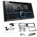 Kenwood 2-DIN Receiver Autoradio Bluetooth DAB+ für Volvo XC70 2004-2007 schwarz