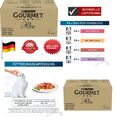 PURINA 96 x 85g Katzenfutter Nass GOURMET Gold Raffiniertes Ragout in Sauce