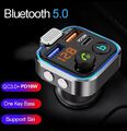 Bluetooth FM Transmitter KFZ Auto Radio MP3 Player Dual USB Ladegerät Adapter