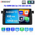 6+128GB Android 13 GPS 8-kern Für BMW 3er E46 M3 Rover 75 MGZT Carplay Autoradio