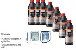 LIQUI MOLY Top Tec ATF 1200 7L MAHLE Getriebeölfilter für VW Polo 1.4 16V Golf