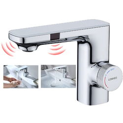  Infrarot Sensor Wasserhahn Automatik Waschtischarmatur Waschbecken Badarmatur