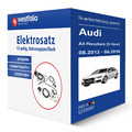 Elektrosatz 13-pol. sp. für Audi A3 Fliessheck (3-Türer) Typ 8V 08.2012-06.2016