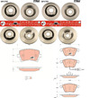 TRW BREMSSCHEIBEN + BELÄGE VORNE+HINTEN passend für AUDI TT 8J Coupe + Roadster