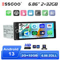 6.86" Autoradio Android 13 Carplay GPS Navi WIFI Bluetooth FM RDS 2+32G + Kamera