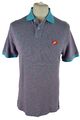 NIKE Polo T-Shirt blau Gr. L Herren Outdoor Oberbekleidung Retro Sportswear