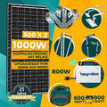 1000W Balkonkraftwerk Komplettset inkl. 500W Solarmodule, Hoymiles HMS-800W-2T U