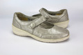 Waldläufer Gr.38 Uk.5 Damen Halbschuh Ballerinas Slipper  Leder Beige   248 D