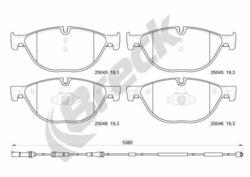 BRECK 25045 00 551 00 Bremsbelagsatz, Scheibenbremse für BMW