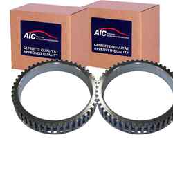 2X AIC ABS-SENSORRINGE VORNE BEIDSEITIG PASSEND FÜR HYUNDAI GETZ I10 KIA