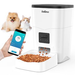 3L WIFI Automatischer Futterspender Futterautomat für Katzen & Hunde WLAN & APP